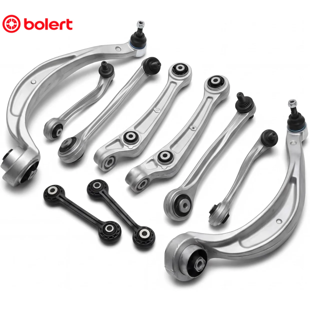 10pcs Suspension Control Arm Kit For Audi A4 A5 A6 A7 Q5 S4 S5 RS5 RS7 Quattro 8K0407506A 8K0407506B 8K0407505A 8K0407505B