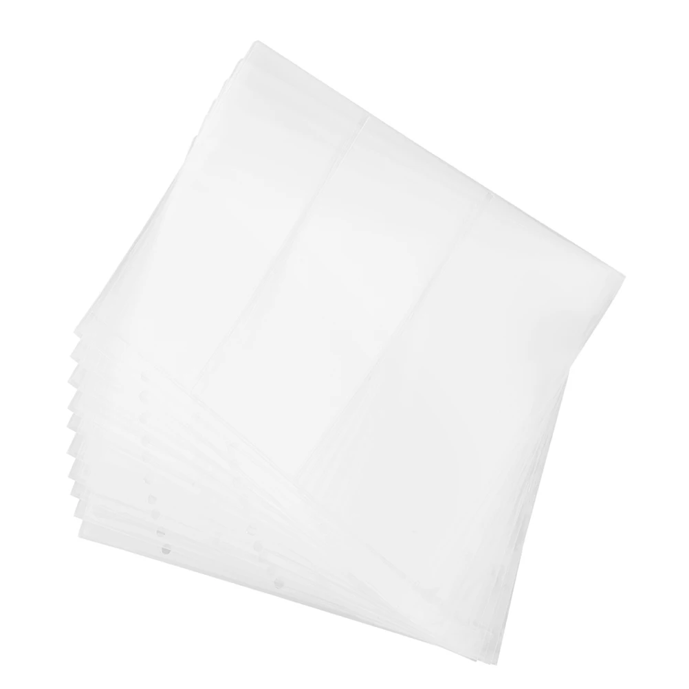 

20 Pcs Banknote Collection Book Currency Sleeves Album PVC Material Money Binder Paper Holders Coin Collecting