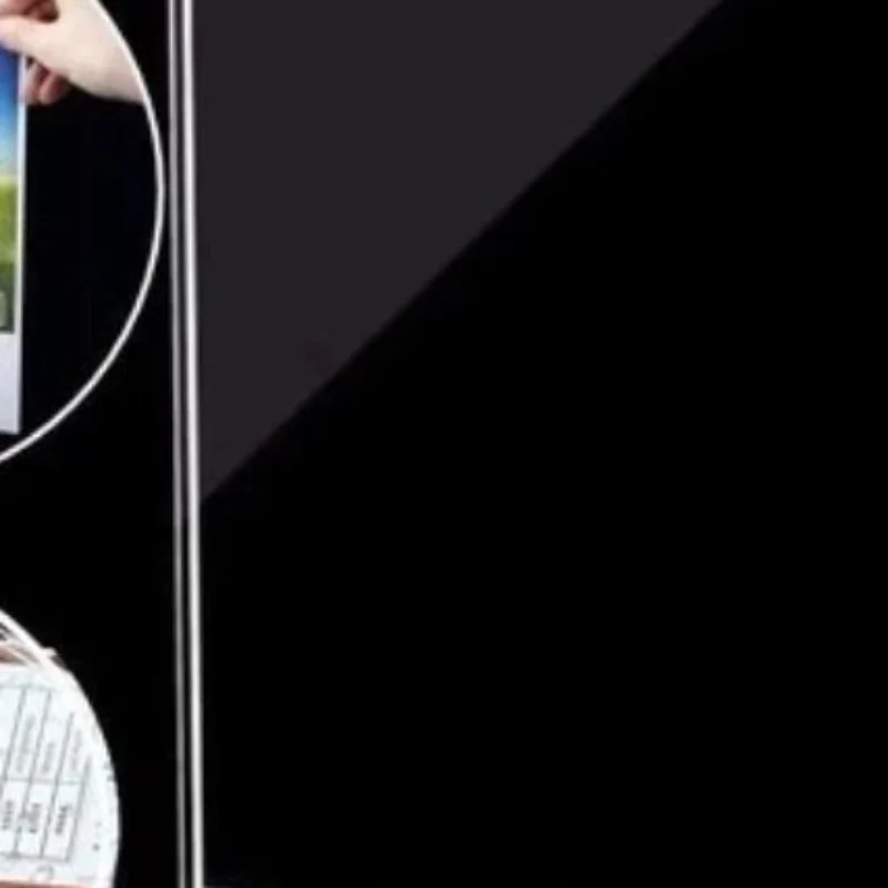 A4/A5 Clear Acrylic Wall Frame Wall Mount Sign Holder Certificate Frame Wall Picture Display Stand Single Double Layer Card Slo