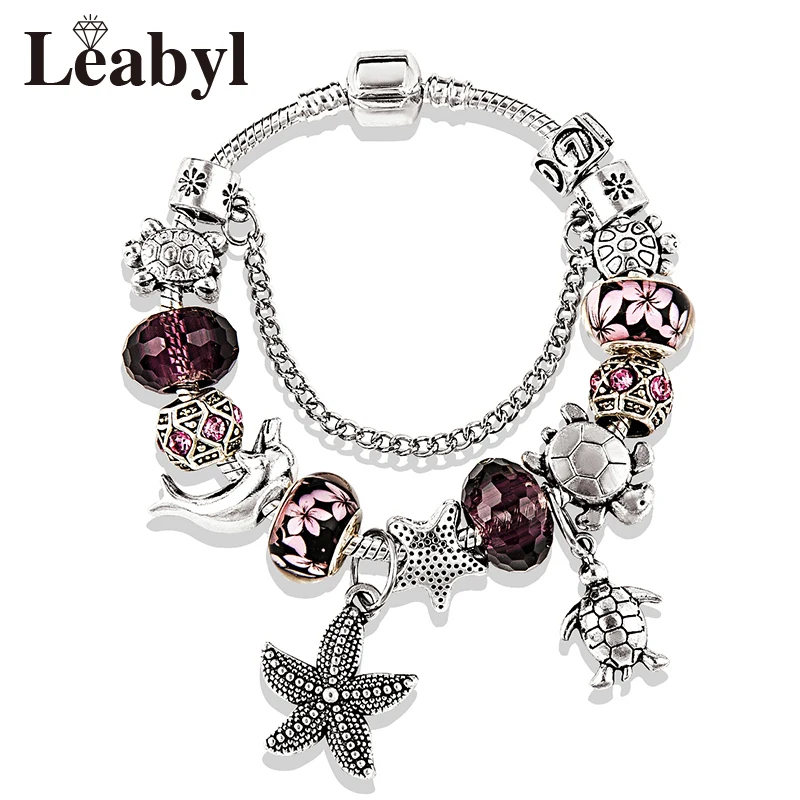 Classic Dolphin Charm Bracelets & Bangles for Women, Gift
