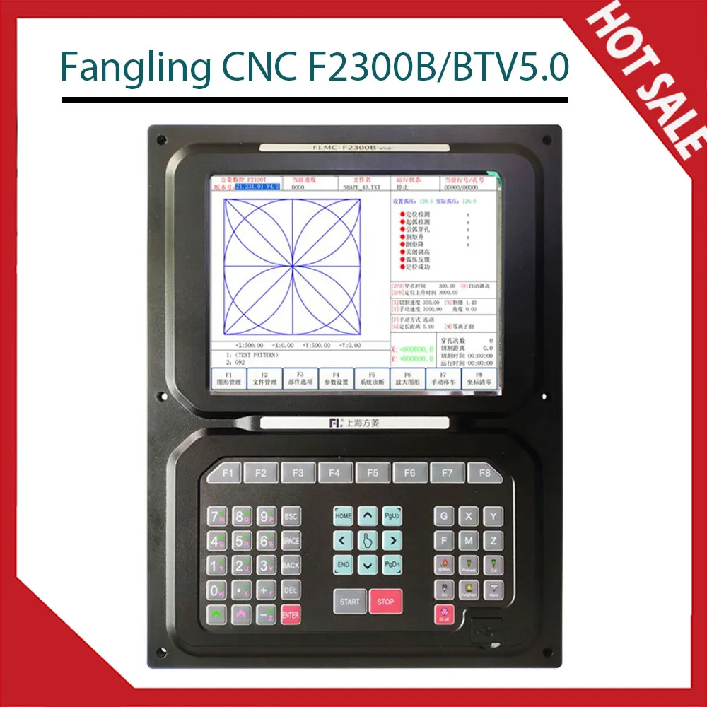 Cnc Plasma Cutting Control System Fangling F2300b/Btv5.0 Cnc System Plasma Flame Cutting Machine Controller