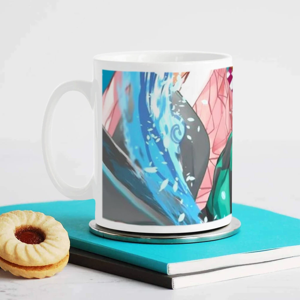 Demon Slayer Graphic Anime Ceramics Coffee Mug Cute Gamer Birthday Gift Back To School Mug