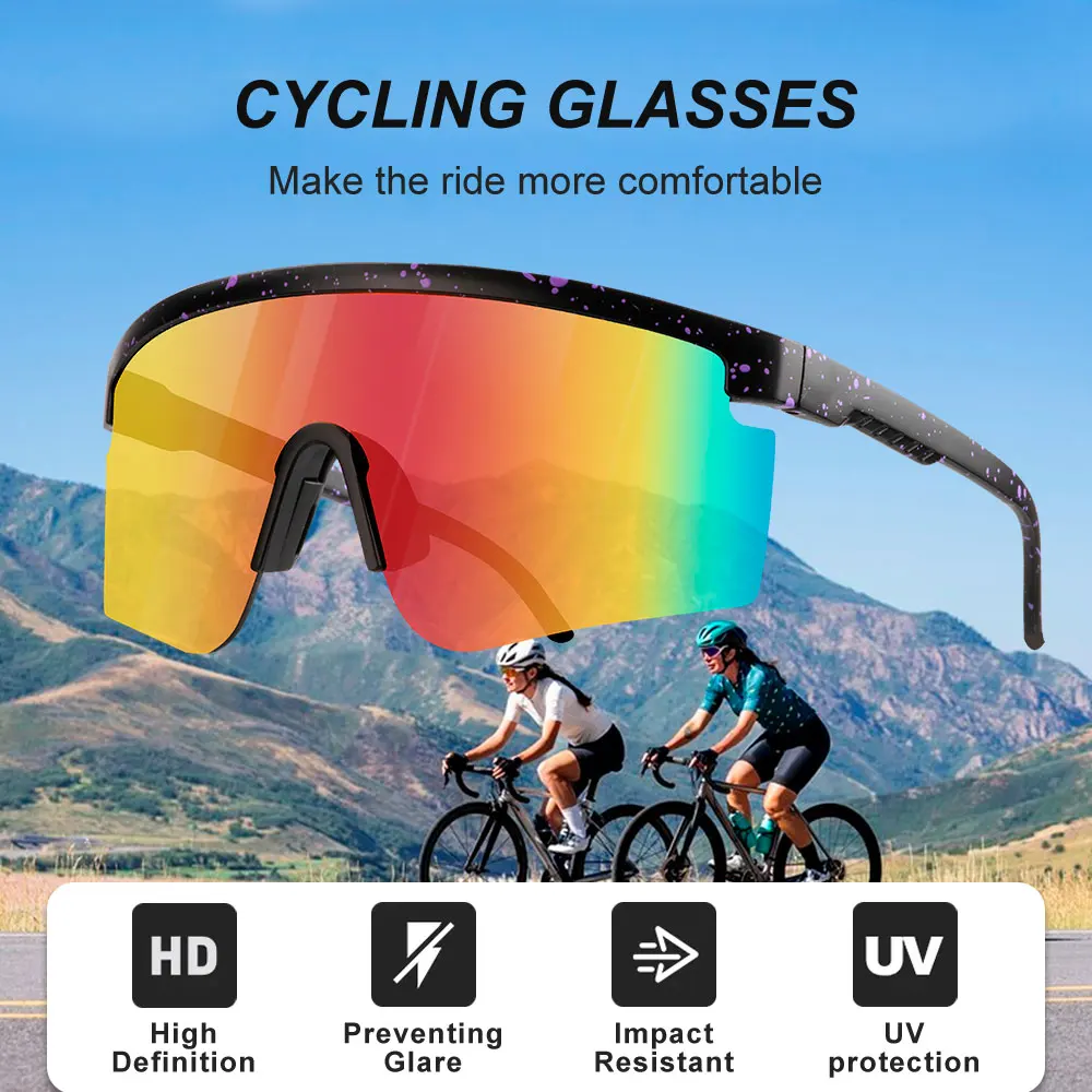 

Men's Clycling Sunglasses Outdoor Riding Sport Glasses Cycling Goggles Running Glasses Women's Bike Glasses MTB Sports Goggle