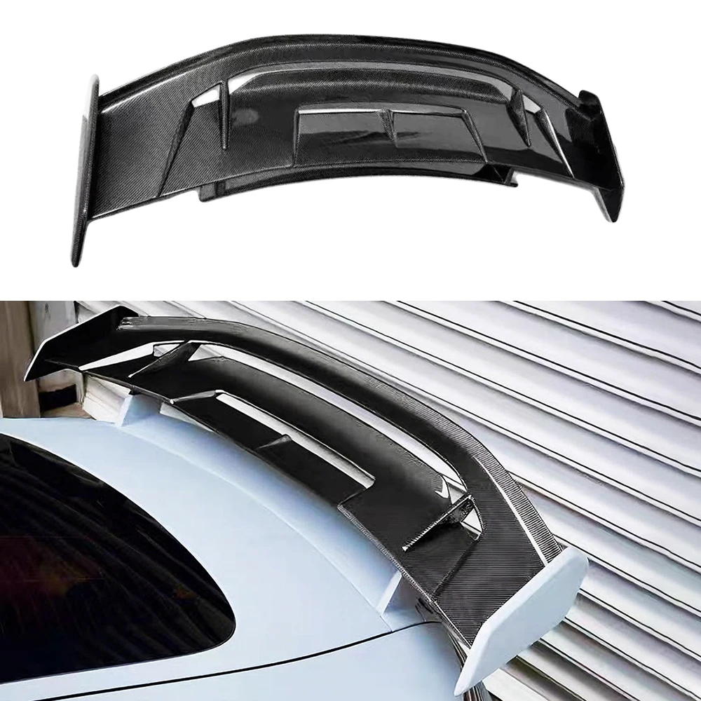 Carbon Fiber Fiberglass Rear Wing Ducktail Spoiler Wing for Benz Amg GT GTS Rear Trunk Wing