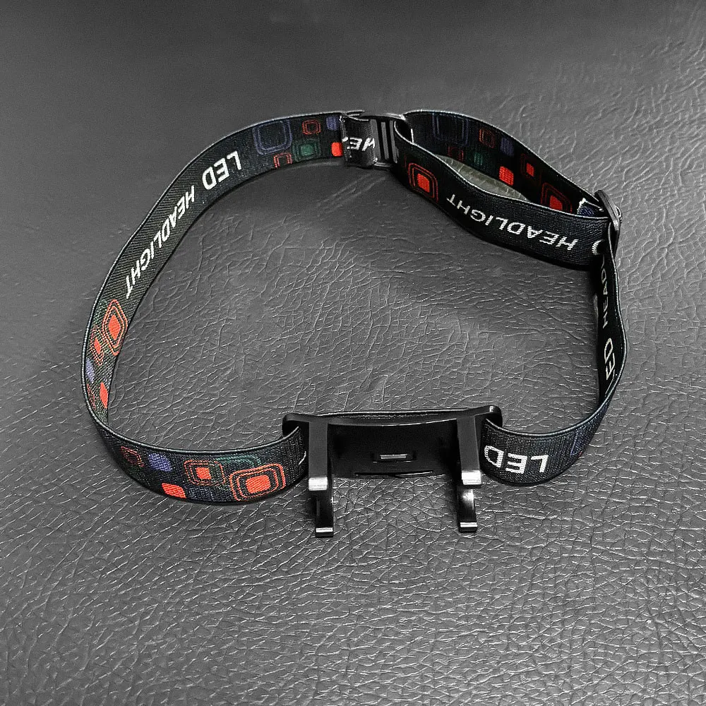 1PC Flashlight Clip Buckle Headband Adjustable Head Belt Head Strap Mount Holder Stand For LED Flashlight Torch Headlamp Light
