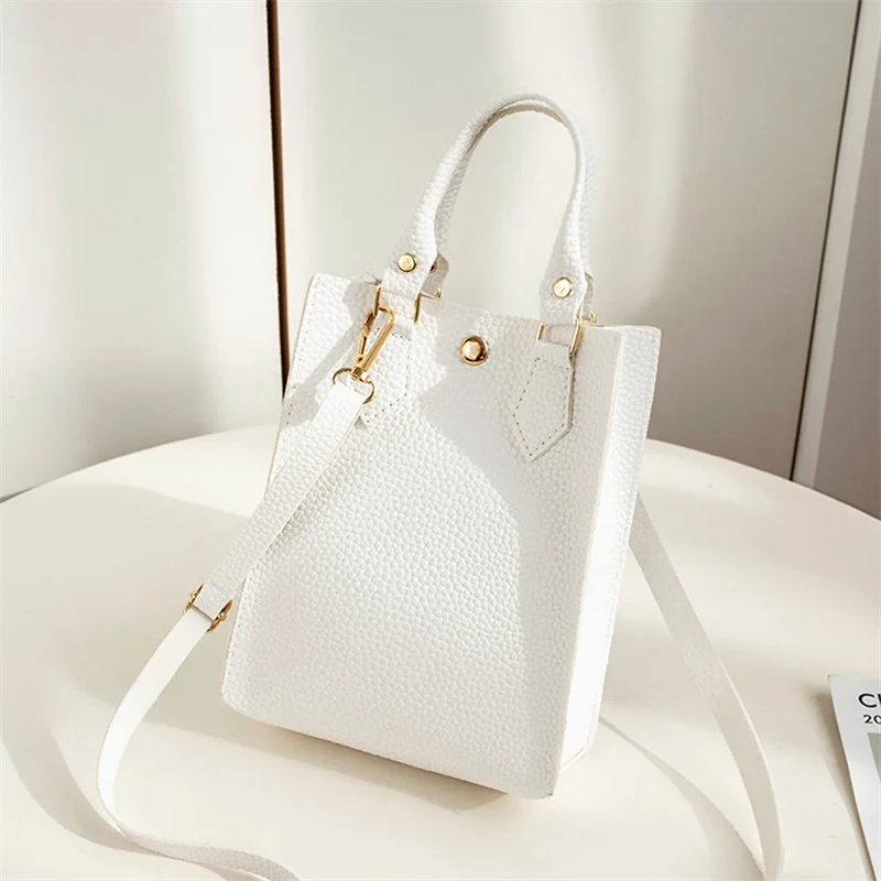 2024 Summer New Handbag Women's Fashion   Shoulder Crossbody Bag All-match Solid Color Ladies Wallet Purse