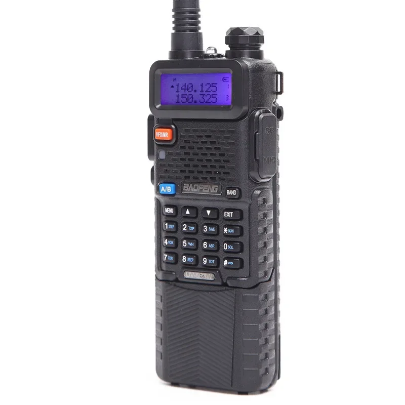 BAOFENG Walkie Talkie UV-5R, versi ditingkatkan Perbesar baterai asli 3800mAh mendukung pengisian daya tipe-c UV5R Radio dua arah