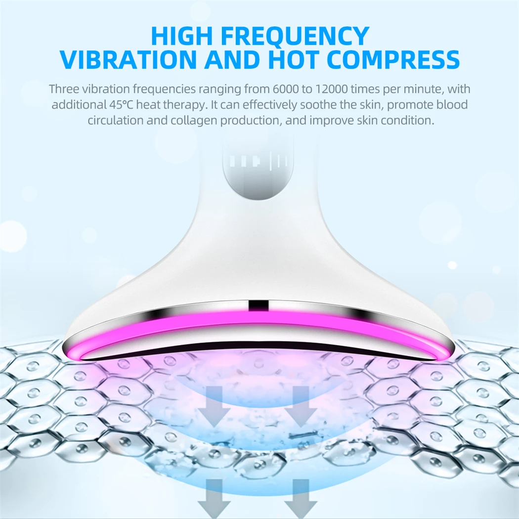 เครื่องนวดหน้า CkeyiN 4 สี ยกกระชับใบหน้า EMS กำจัดเหนียง ลดเลือนริ้วรอย กระชับผิวหน้า พร้อมไฟ LED