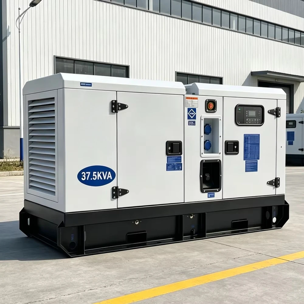 Customized Low 40KW 35KVA Genset 1500rpm Water Cooled 3 Phase 4 Cylinder Generator Diesel Silent With Maintenance Free Battery