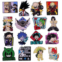Anime My Hero Academias Hard Enamel Pin Cartoon Mha Dabi Metal Brooch Accessories Fashion Lapel Hat Backpack Pins Jewelry Gifts