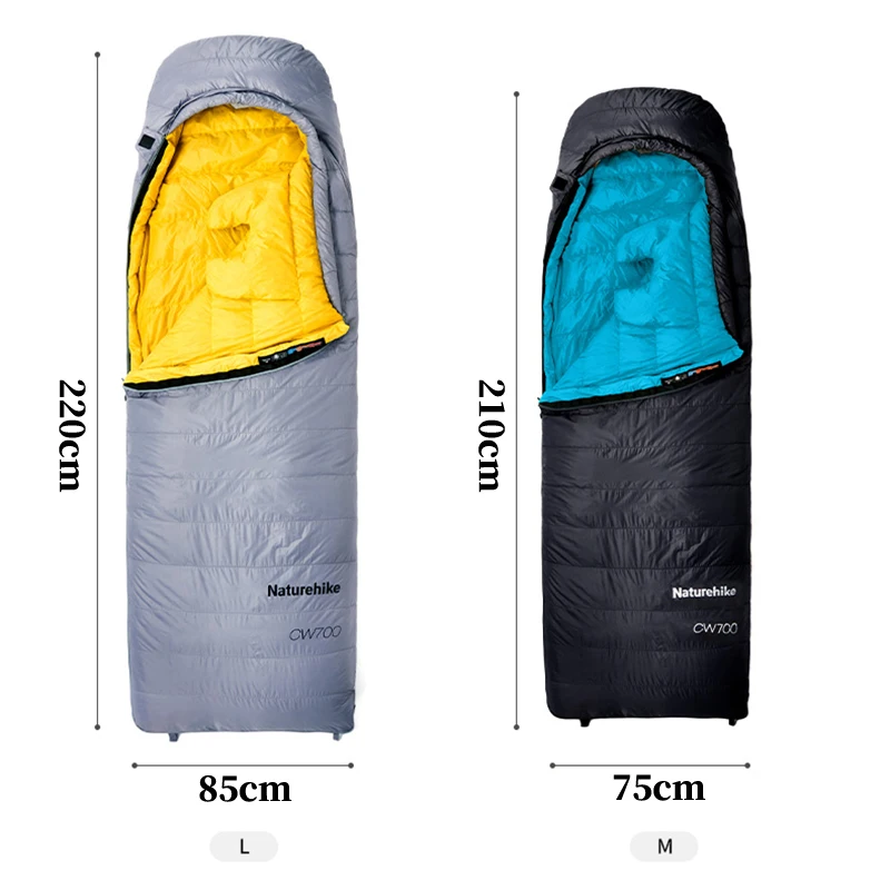 Naturehike CW700 Sleeping Bag Ultralight Winter Duck Down Sleeping