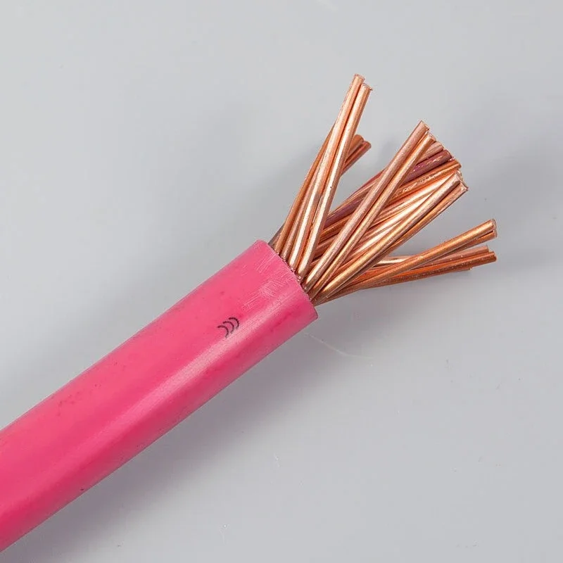 NEW V120 square single-core copper cable, multi-strand hard wire home improvement insulated wire 100 meters
