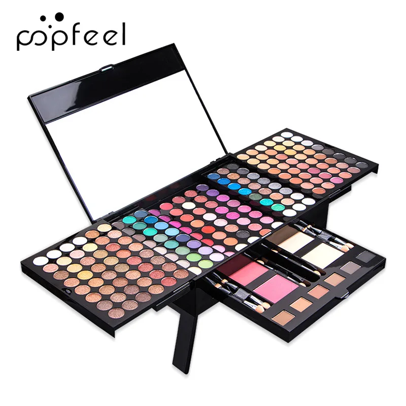 194 Colors Multi-function Makeup Full Set Box For Women Waterproof Eyeshadow Blush Foundation Beginner Travel Portable Palette