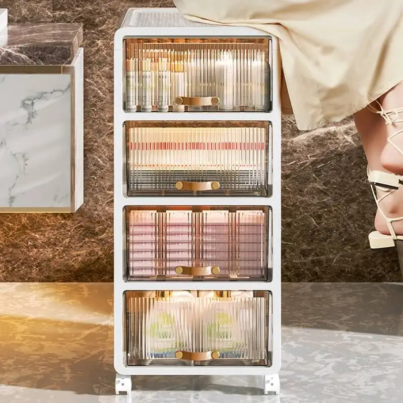 Perfume Storage Bathroom Cabinet Organizer Small Luxury Plastic Bedroom Cupboard Space Saver Modern Vestidores Home Furniture