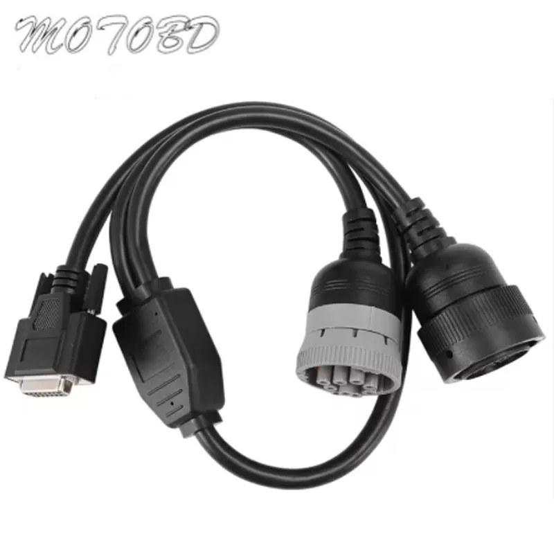 9 Pin 14Pin Ethernet connection Cables for CAT ET4 Communication Adapter 478 diagnostic tool 14pin 9PIN Cable for PN 457-6114