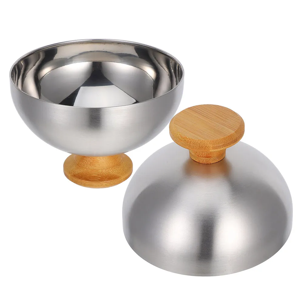 2Pcs Stainless Steel Burger Dome Cheese Melting Cover Heavy Duty Round Basting Steam Cover Bbq Grill Accessories Cooking Indoor
