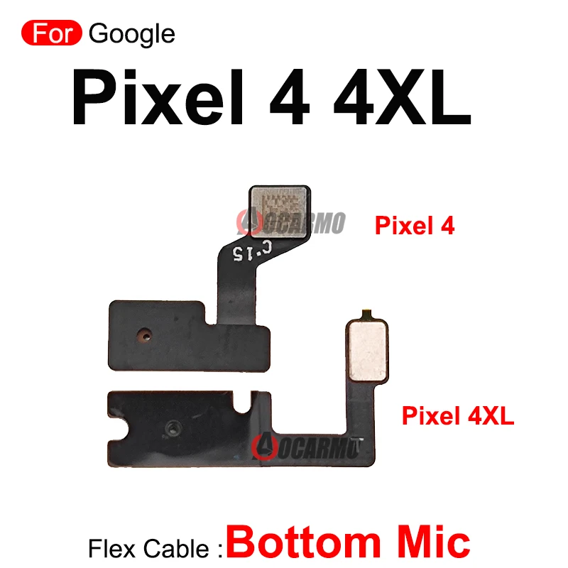 1 pz per Google Pixel 4xl 6 2 4 XL 3XL microfono inferiore Top Mic telefono Flex cavo parti di ricambio