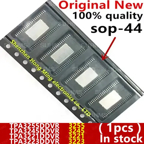 (1 stuk) 100% Nieuwe TPA3255DDVR TPA3255 3255 TPA3245DDVR TPA3245 3245 TPA3221DDVR TPA3221 3221 TPA3223DDVR TPA3223 3223 HTSSOP-44