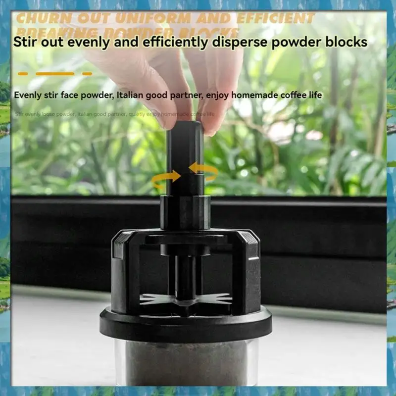 

The WDT Tool Espresso Coffee Stirrer Distributor Adjustable Depth Espresso Stirrer Tool Rotary Coffee Powder Needle 58Mm