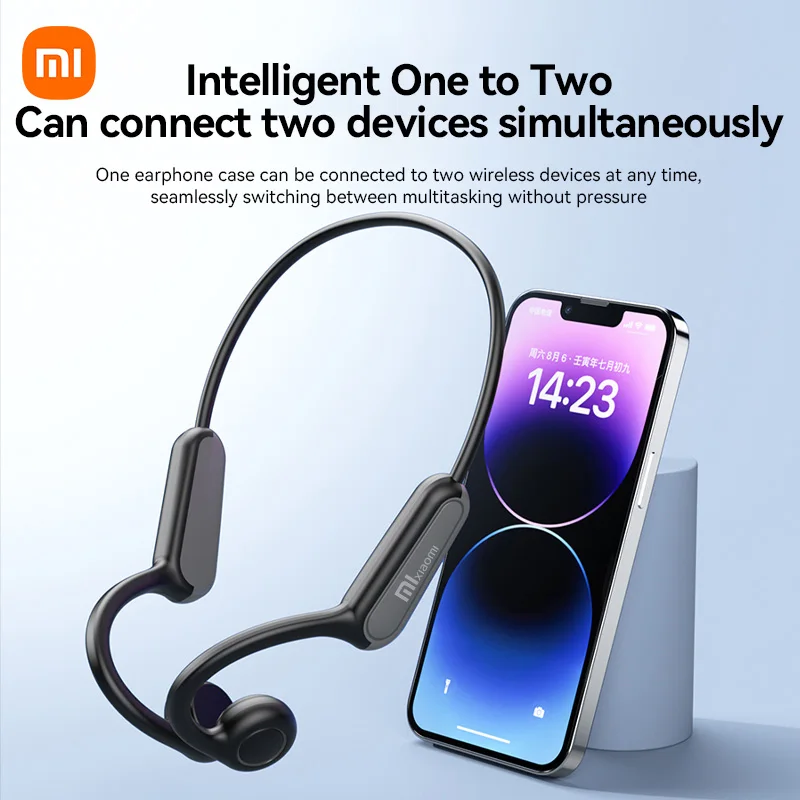 Xiaomi B8 Bone Conduction Earphone Neckband Earbud Wireless Bluetooth Headset Waterproof Sports Music Headphone for Android IOS