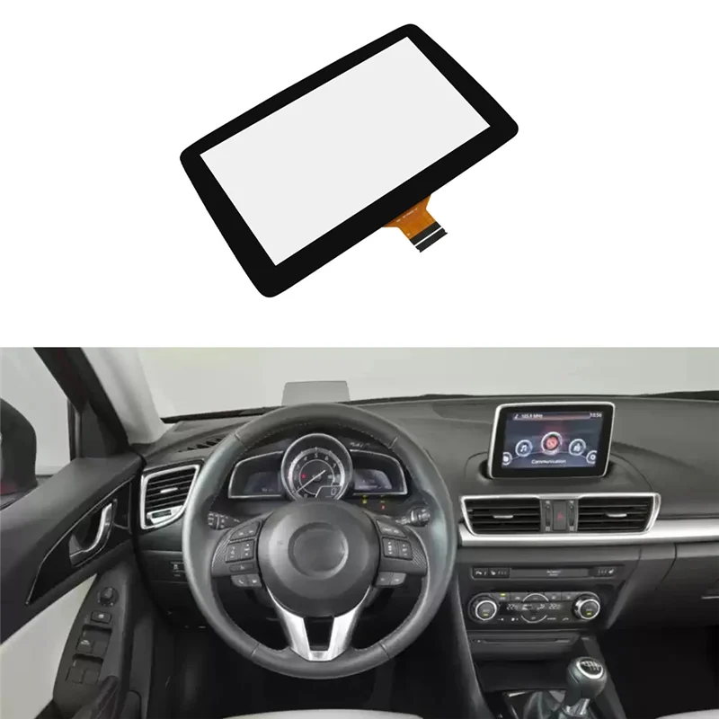 A40Z-7Inch Car Display Touch Screen Glass Display BHP1611J0D For Mazda 3 2014 2015 2016