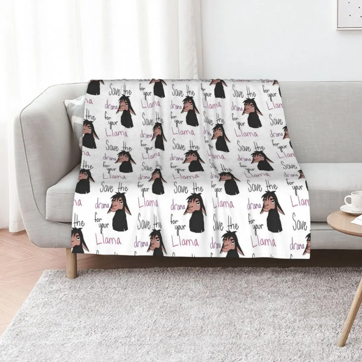 Kuzko- Drama For Your Llama Throw Blanket manga Blankets For Baby Cute blankets ands Soft Big Thin Blankets