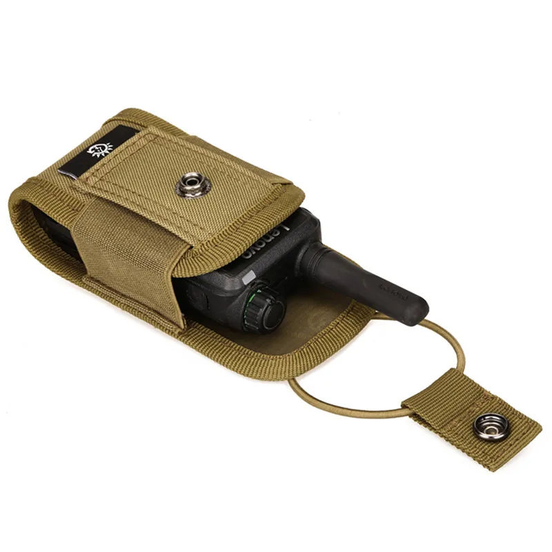 1000D Nylon Molle Pouch Radio Walkie Talkie Holder Bag Belt Pack Hunting Accessories Magazine Pouch Outdoor Airsoft Equipment