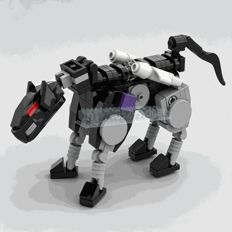 150PCS Mechanical Panther Robot Building Blocks Model Articulated Animal Figure DIY Assembly Toy Creative Display Birthday Gift