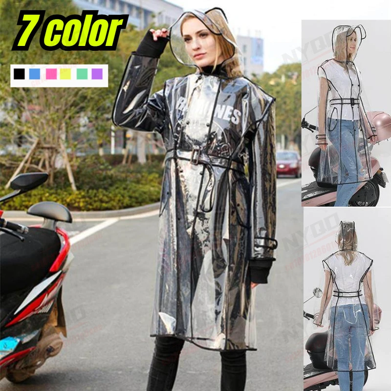 

Модный корейский прозрачный дождевик из ЭВА с отделкой, ветрозащитный, водонепроницаемый, для активного отдыха, для взрослых