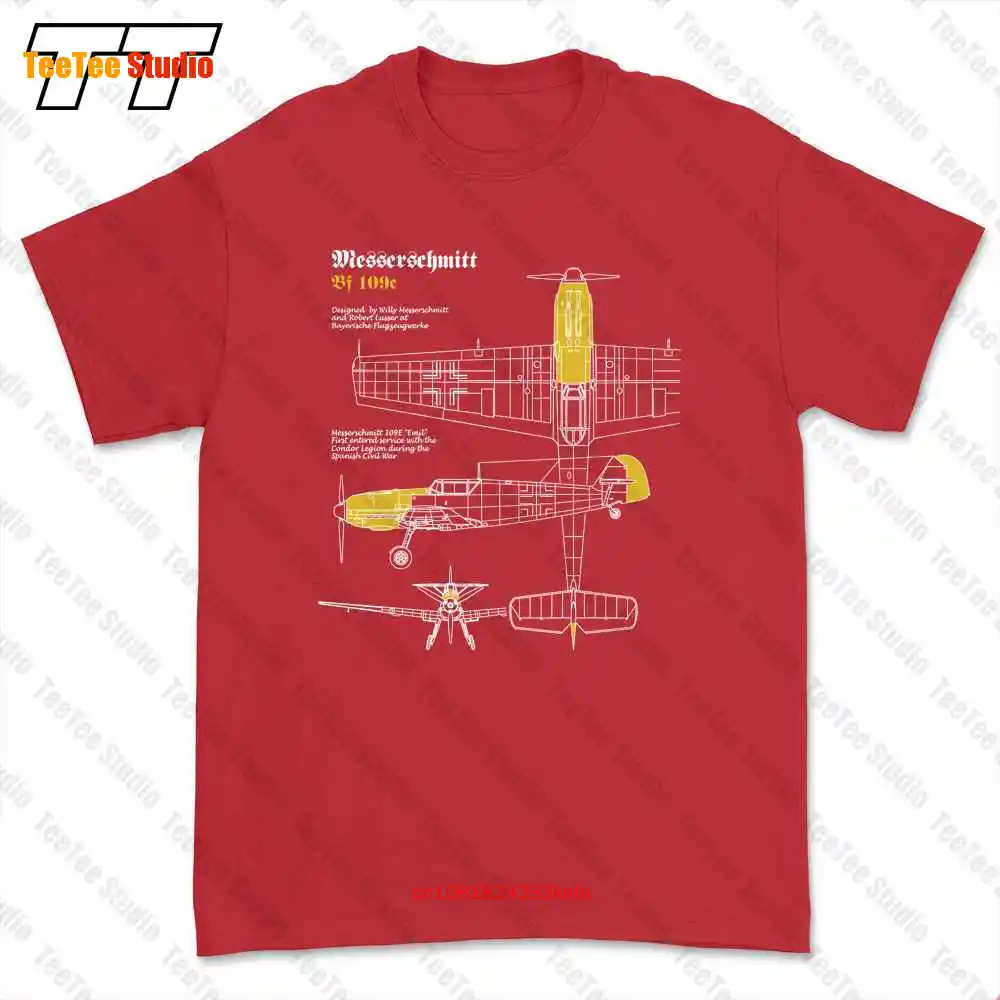 Flyingraphics Aviation Themed Messerschmitt Bf109 T-shirt Tee EYAF