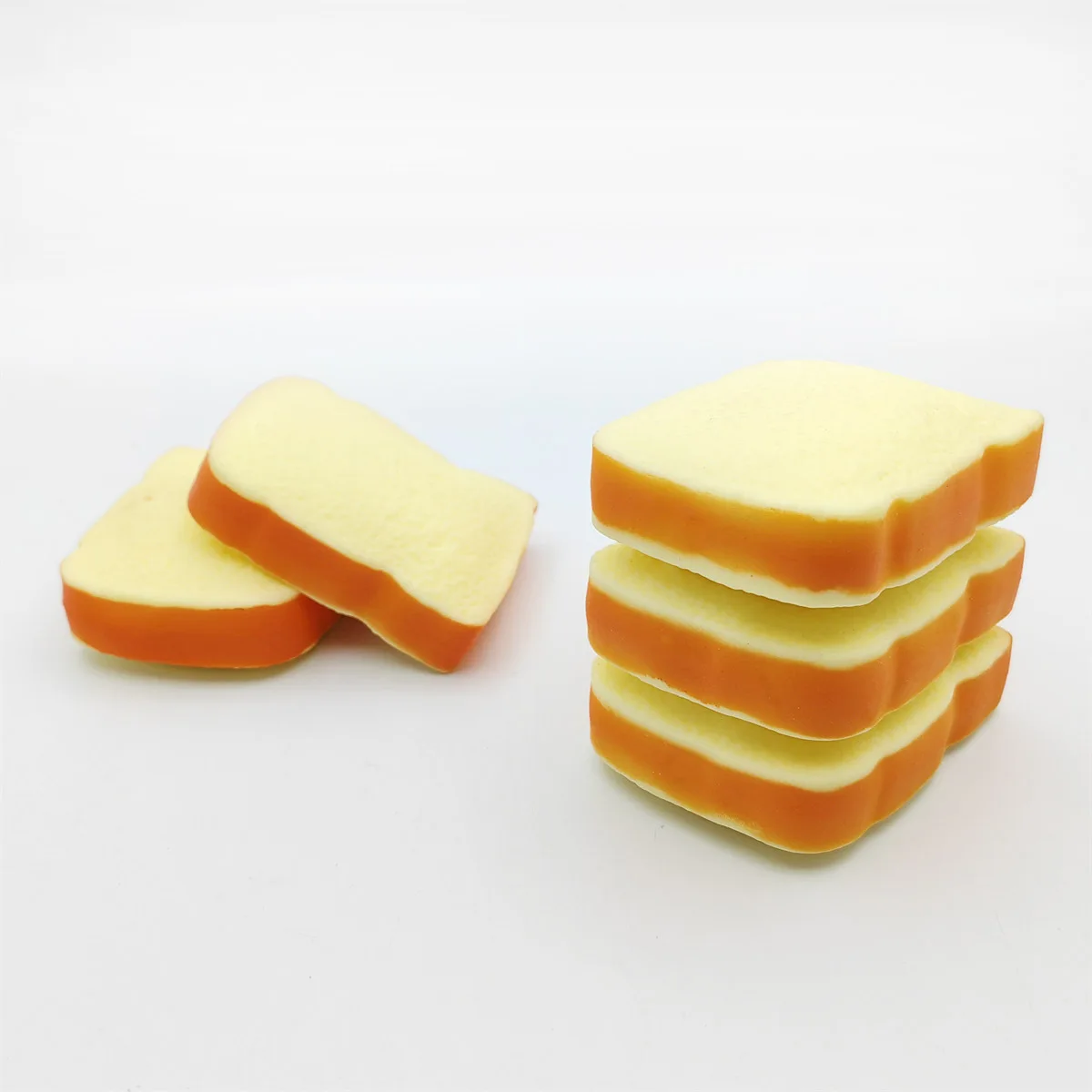 Antistress Squishy Toy Stress Relief Anxiety Bounce Slow Rising Stretchy Soft TPR Loaf Toast Bread Squeeze Autism ADHD Kids Toys