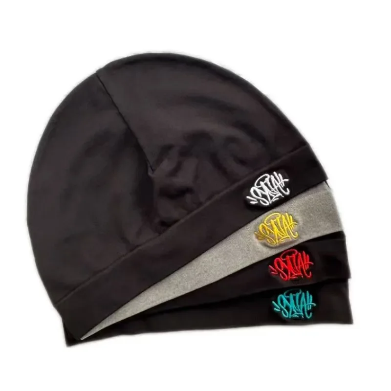 SY with Keychain New Sy World Skull Hat Syrunning Hat 2025 New Knitted Sy Beanie Hat for Men and Women Y2k
