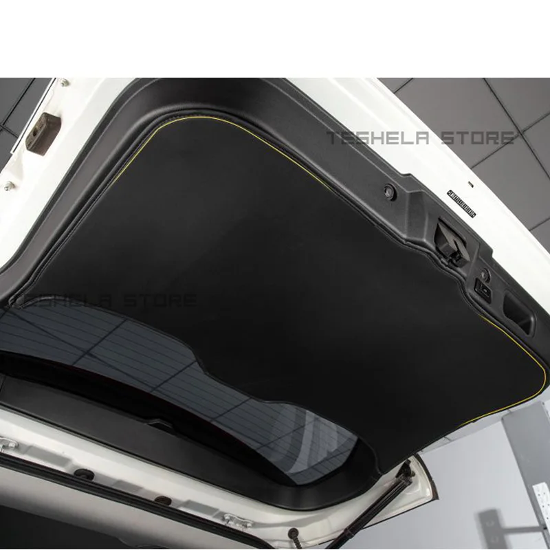 For Chery Exeed RX2022-2023 2024 Trunk Leather Protective Anti-dirty Pad For Tesla Car Trunk Tailgate Protection Pad Accessori