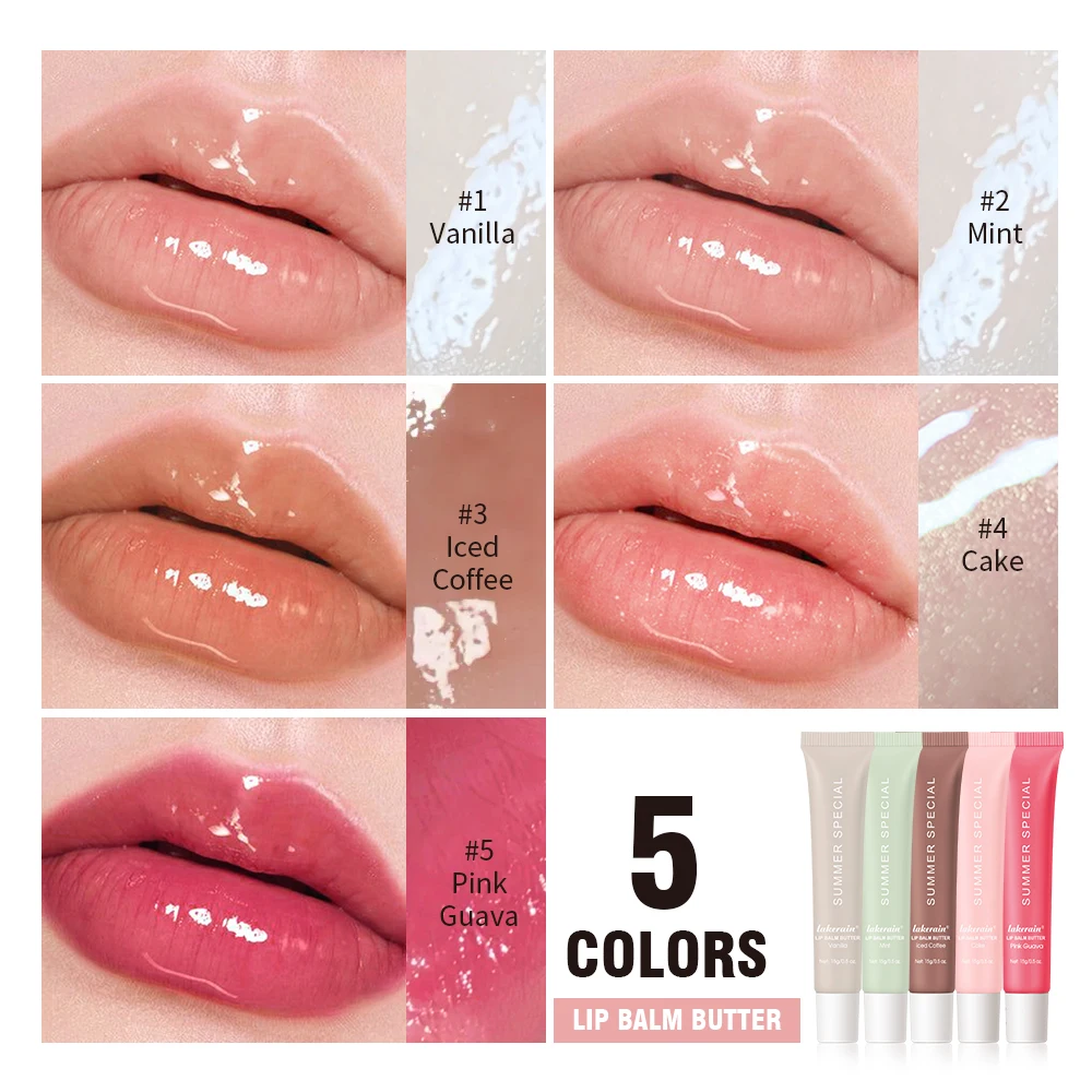 Hydrating Conditioning Lip Balm Instant Moisture Sheer Tinted Glossy Soothing Lip Care Vanilla Coffee Gentle Daily Lip Skincare
