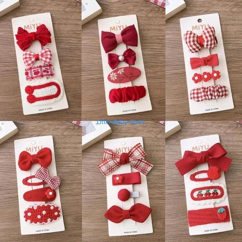 Tocado con lazo temático N80C para uso diario, fiestas Navidad y Año Nuevo