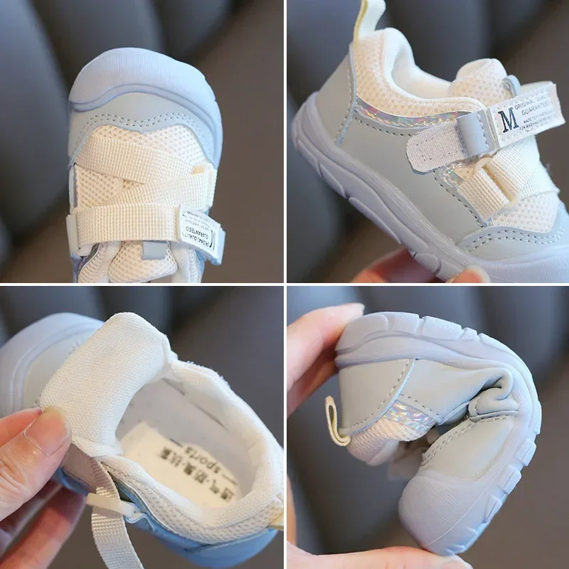 New Baby Shoe Spring0-3Year Breathable Walking Shoe Boy Shoe Soft Sole Non Slip Baby Girl Shoes Tide Kids Shoesкроссовки детские