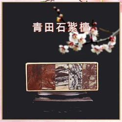 Square and Oval Blank Seal Stamp, Chinese Name, Qingtian Stone, Letter Seal, Cutting Practice Stamp, Different Size