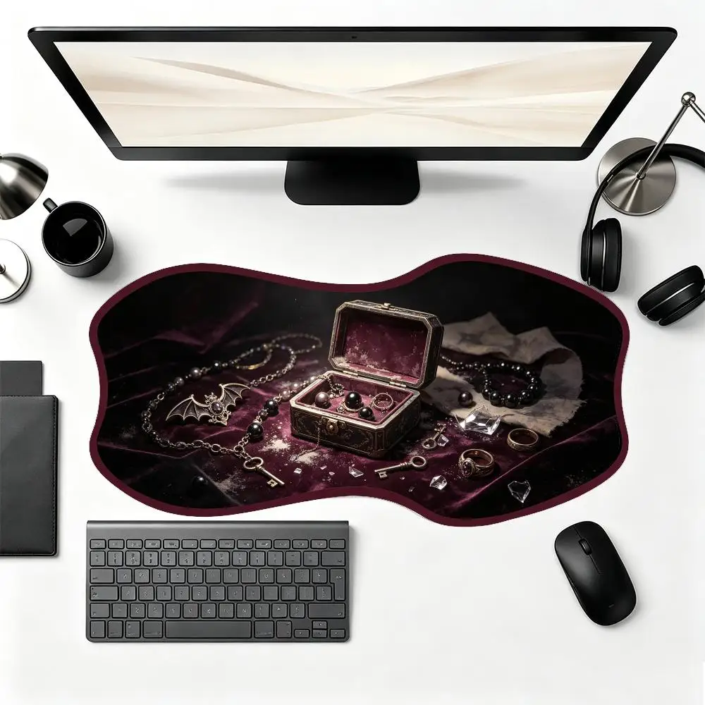Games Mousepad Vintage Old Magic Book Art Playmat Provides Stable Surface For Bedroom Learning And Keyboard Accessories