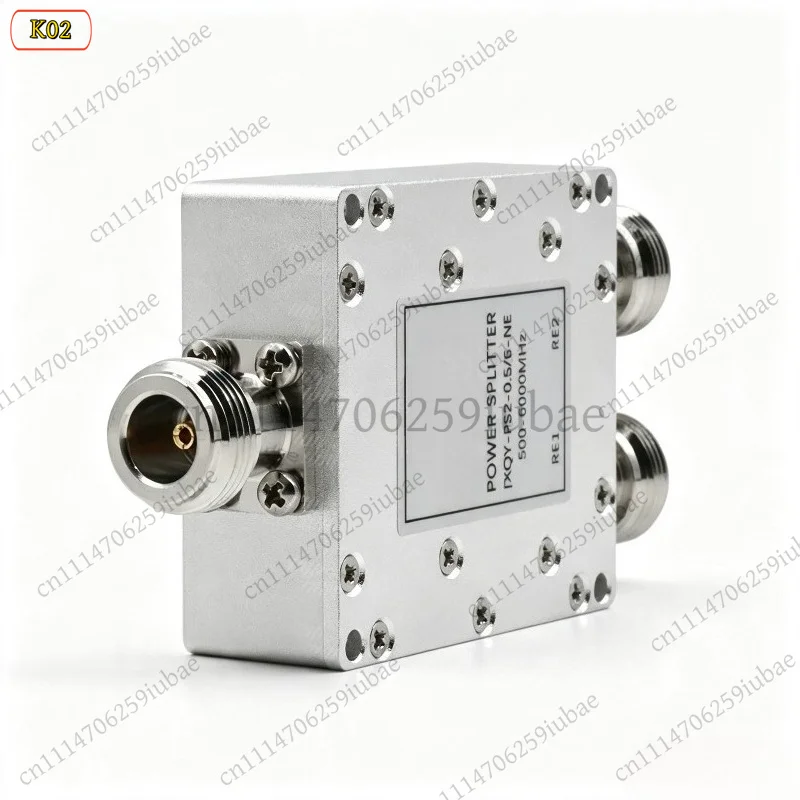 LJ_1-in-2 RF Power Splitter N-type Female Connector Suitable For WiFi 0.5-6GHz Power Distributor with Circuit Breaker