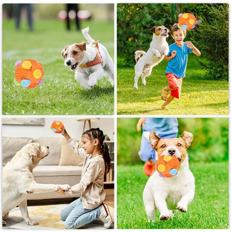 Interactive Dog Puzzle Toys Snuffle Ball For Dogs Encourage Natural Foraging Skills Slow Feeder Training Dog Chew Toys