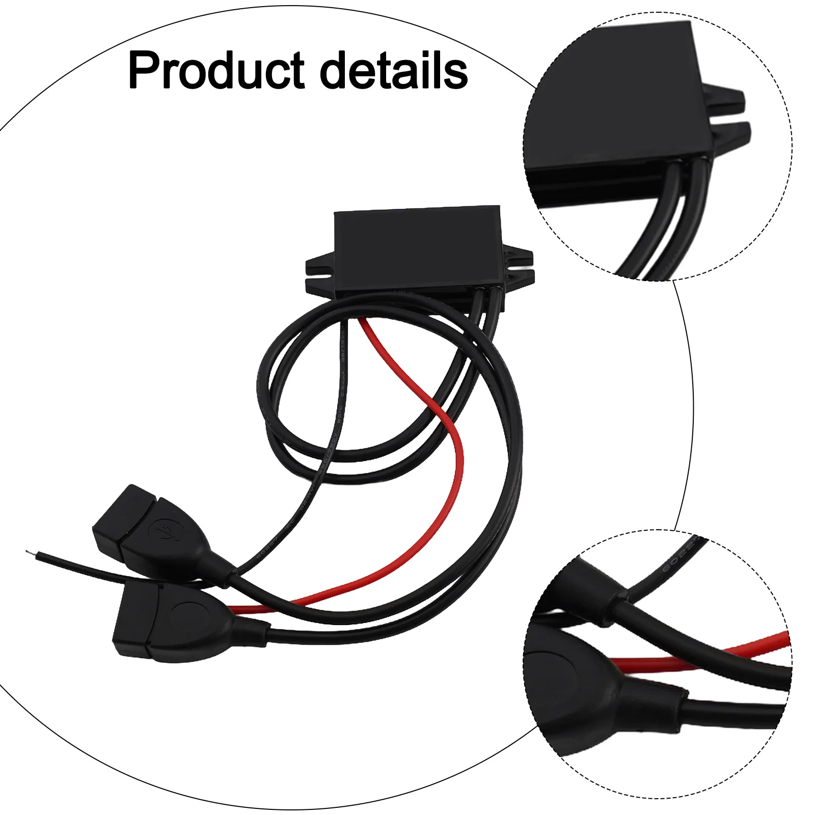 12V To 5V Dual USB Output Adapter DC To DC Converter Module Car Power Transducer For Taxi Advertising LCD TVs LEDs Walkie-talkie