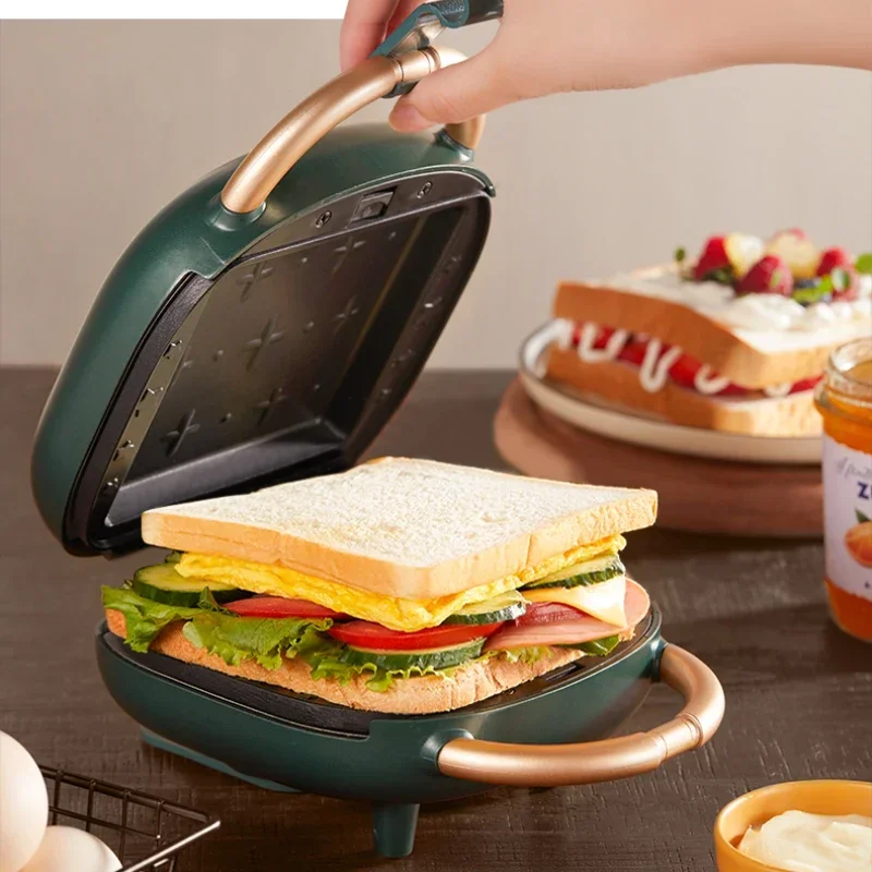 

Sandwich Machine Household Multi-Functional Small Breakfast Machine Sandwich Bread Light Food Machine Sliced Bread Roasting