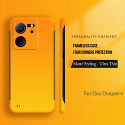 Luxury Ultra Thin Hard PC Gradient Color Frameless Phone Case For Xiaomi Mi 13T Pro xiaomi 13T pro Matte Cover Cases