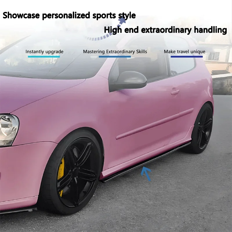 Für Vw Golf 5 MK5 GTI R32 2004–2009 Seitenschweller-Spoiler, hochwertiges, modifiziertes Zubehör, kleines umgebendes Verbesserungsteil