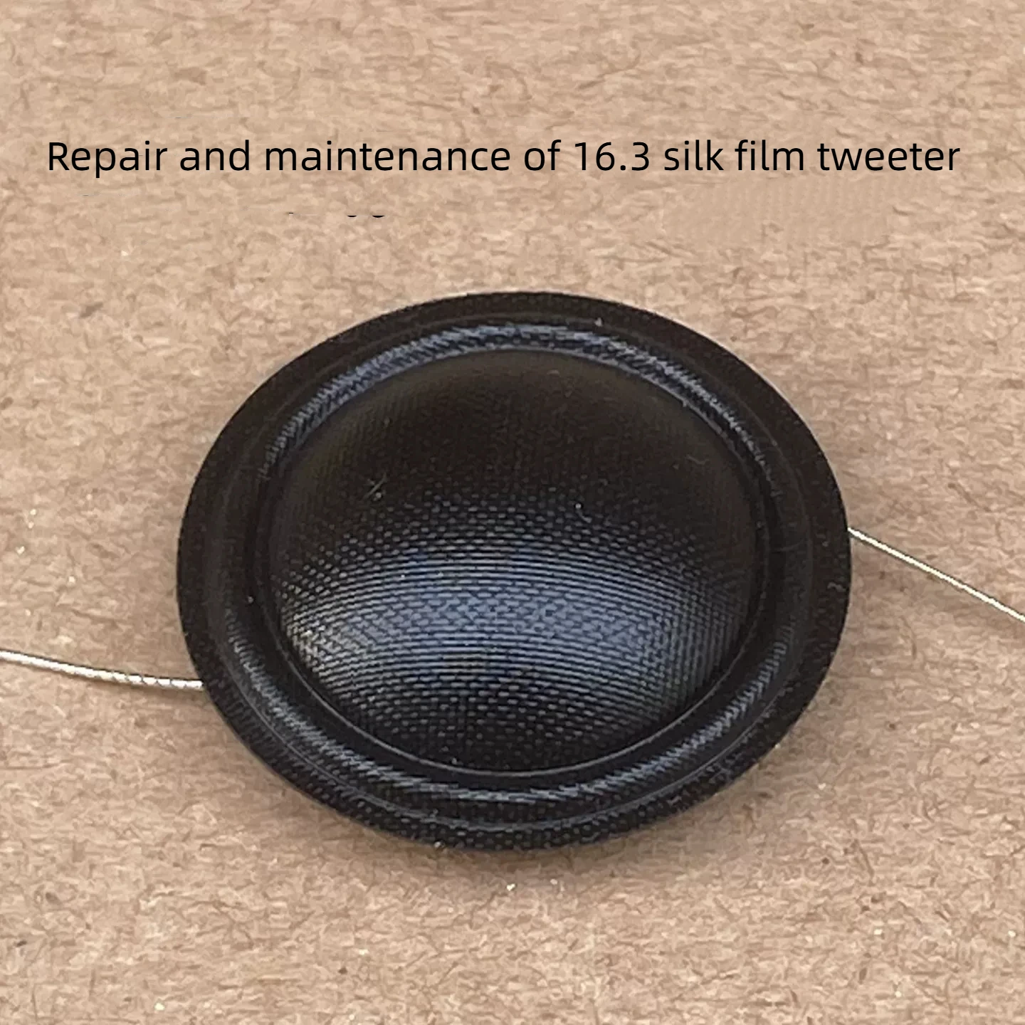 2PCS GHXAMP 16.3mm Silk Dome Tweeter Voice Coil 8 Ohm, Left/Right Leads, Home Desktop Bluetooth Imported Speaker Repair Part