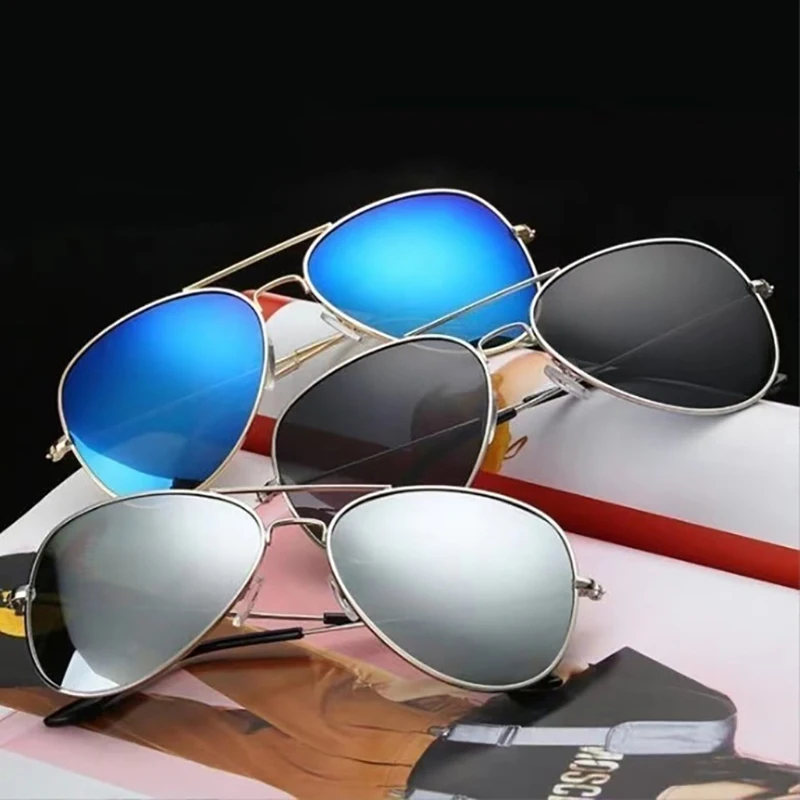 Classic Retro aviator Ocean Goggles Sunglasses For Women Men Unisex Metal Sun Glasses Summer Driving Eyewear Shades 2024