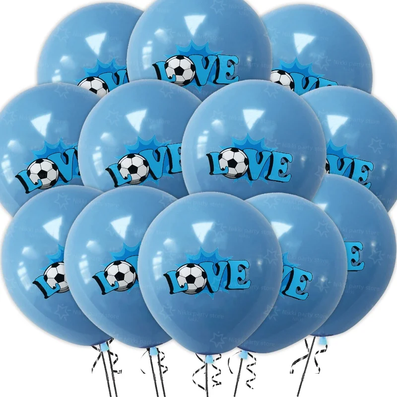 Neue Fußball-Ballons Fußball-Superstar CR7 Geburtstagsparty-Dekoration 12-Zoll-Latexballons Fußball-Partys DIY-Dekorationen