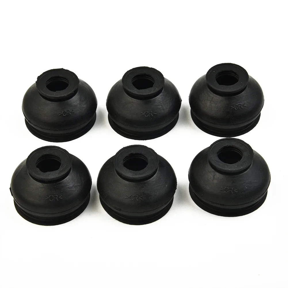 6pcs 12 22 27 High Quality Rubber Tie Rod End Ball Joint Dust Boots Dust Cover Boot Gaiters Dust Cover Replacement Accessories