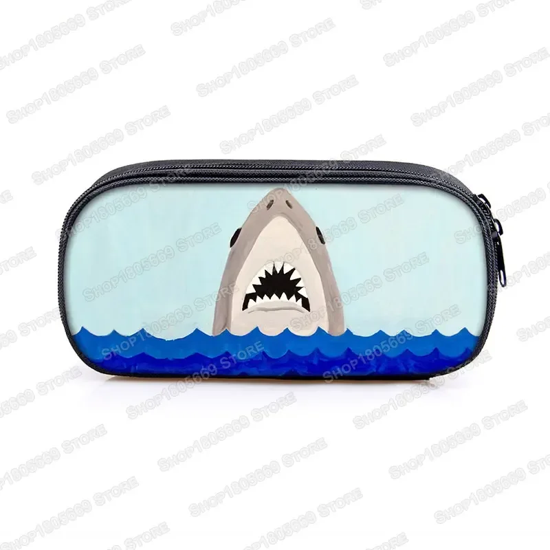 Sea Animal Turtle Whale Shark Dolphin Octopus Cosmetic Cases Pencil Bag Girls School Case Pencil Box Cute Stationary Bags Gift