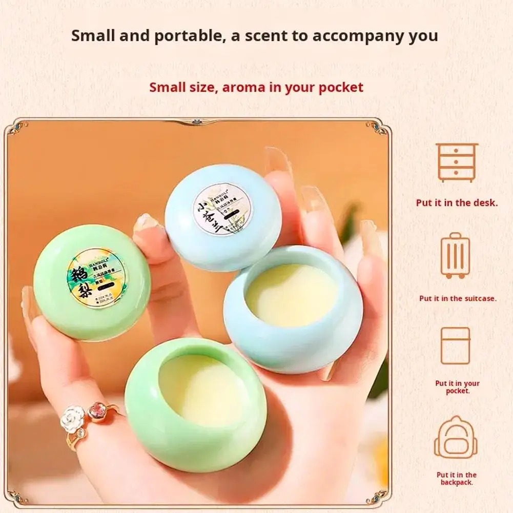 

Стойкий твердый бальзам, свежий аромат, дезодорант-карандаш, мягкий парфюмерный бальзам-карандаш, твердый портативный женский O3J0